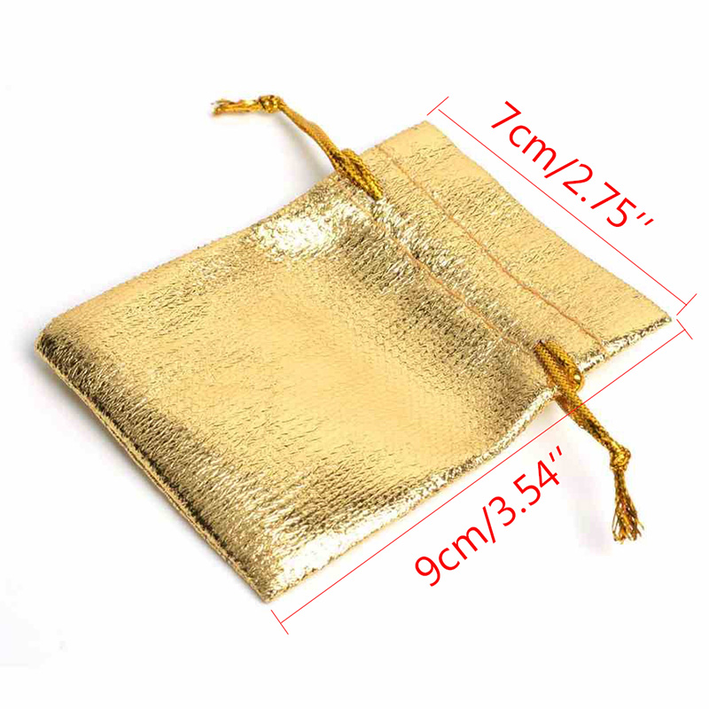 Lame Kese Parlak Gold Kese 7x9 cm 100 Adet